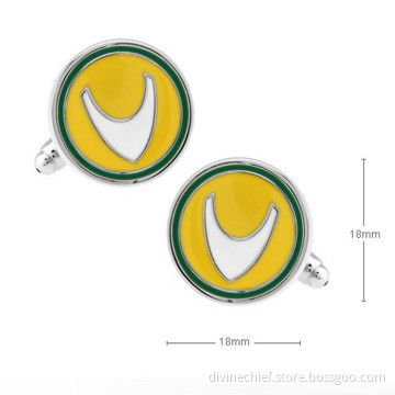 Custom Bulk Cufflinks For Men, High Quality Enamel Men Cufflinks